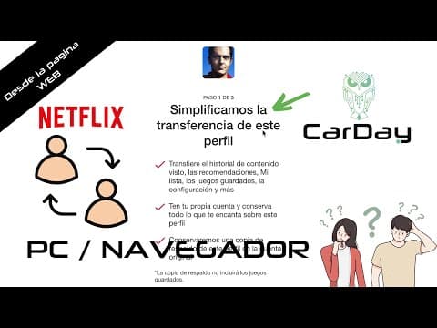 ¿Cómo transferir mi perfil a otra cuenta de Netflix?