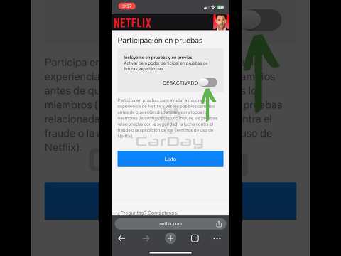 ¿Cómo desactivar la participación en pruebas de Netflix desde el nuevo menú?