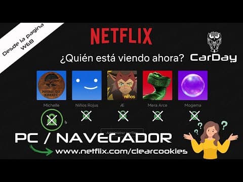 ¿Cómo cerrar sesión en #Netflix con los perfiles bloqueados desde la pagina WEB?