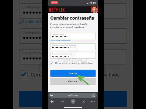 ¿Cómo cambiar la contraseña de Netflix con el nuev menú?