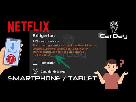 Error 1006-2300 en Netflix iOS: ¿ Tienes descargas en demasiados dispositivos ?